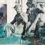 Фонтаны на площади Росиу. Фото Maria Eklind