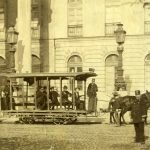 Первая конка в Лиссабоне, 1880-е. Фото CML