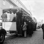 Трамвай в Лиссабоне, 1940-е года. Из архивов студии Horácio Novais