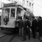 Трамвай в Лиссабоне, 1950-е года. Из архивов студии Horácio Novais