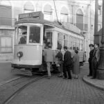 Трамвай в Лиссабоне, 1950-е года. Из архивов студии Horácio Novais