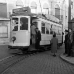 Трамвай в Лиссабоне, 1950-е года. Из архивов студии Horácio Novais