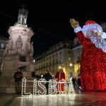 Praça Luís de Camões перед Рождеством